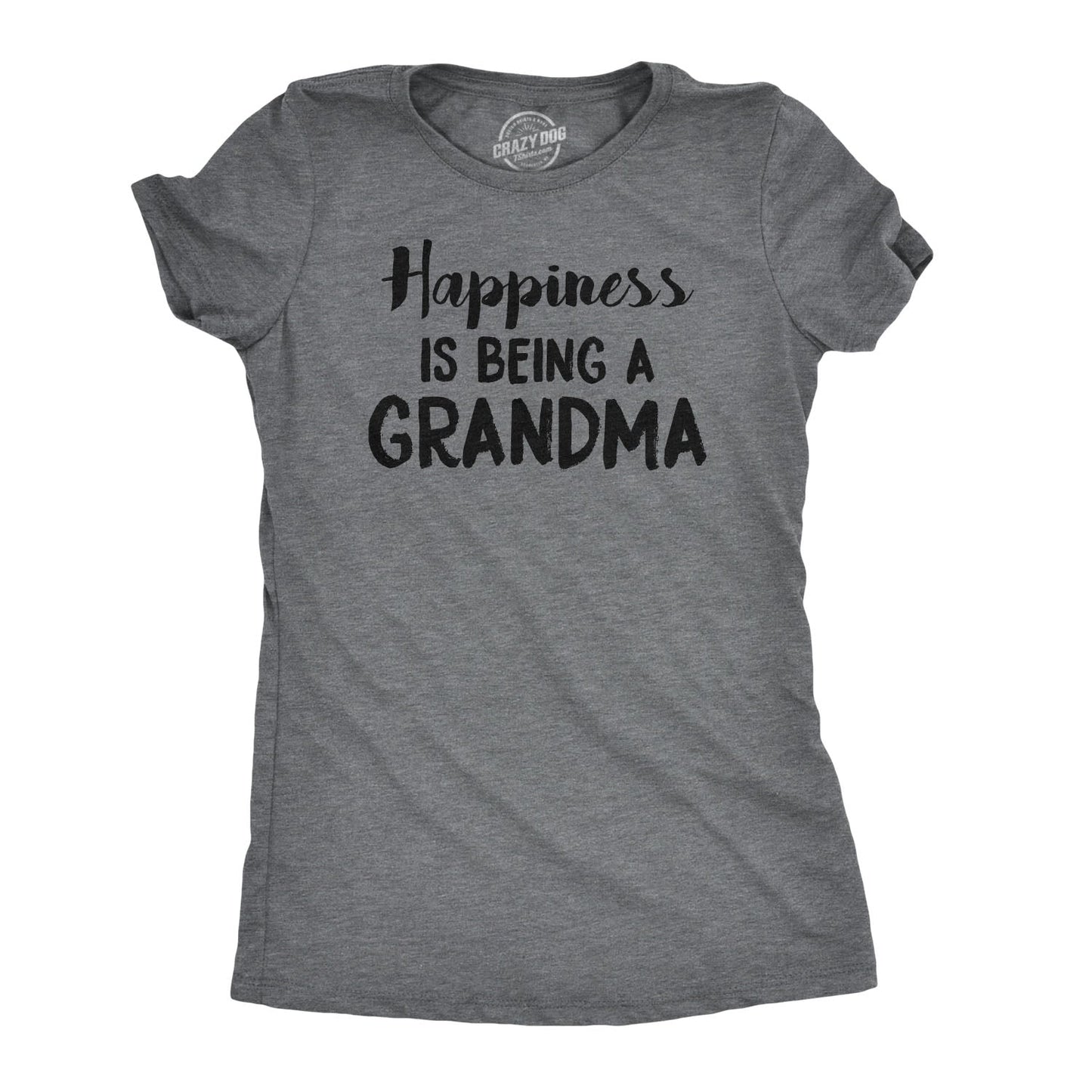 Happiness Is Being a Grandma Women's T Shirt Hoodie, Sweatshirt | InkThreadWorks.com (Image 1)