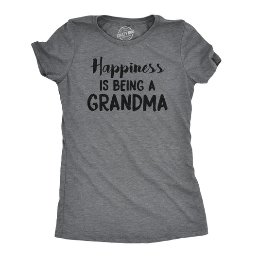 Happiness Is Being a Grandma Women's T Shirt Hoodie, Sweatshirt | InkThreadWorks.com (Image 1)
