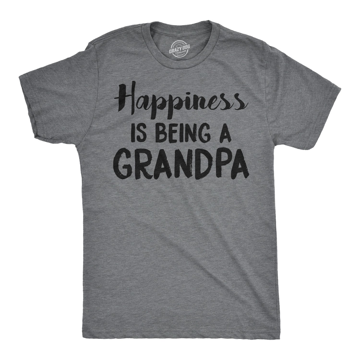 Happiness is Being a Grandpa Men's T Shirt Hoodie, Sweatshirt | InkThreadWorks.com (Image 1)