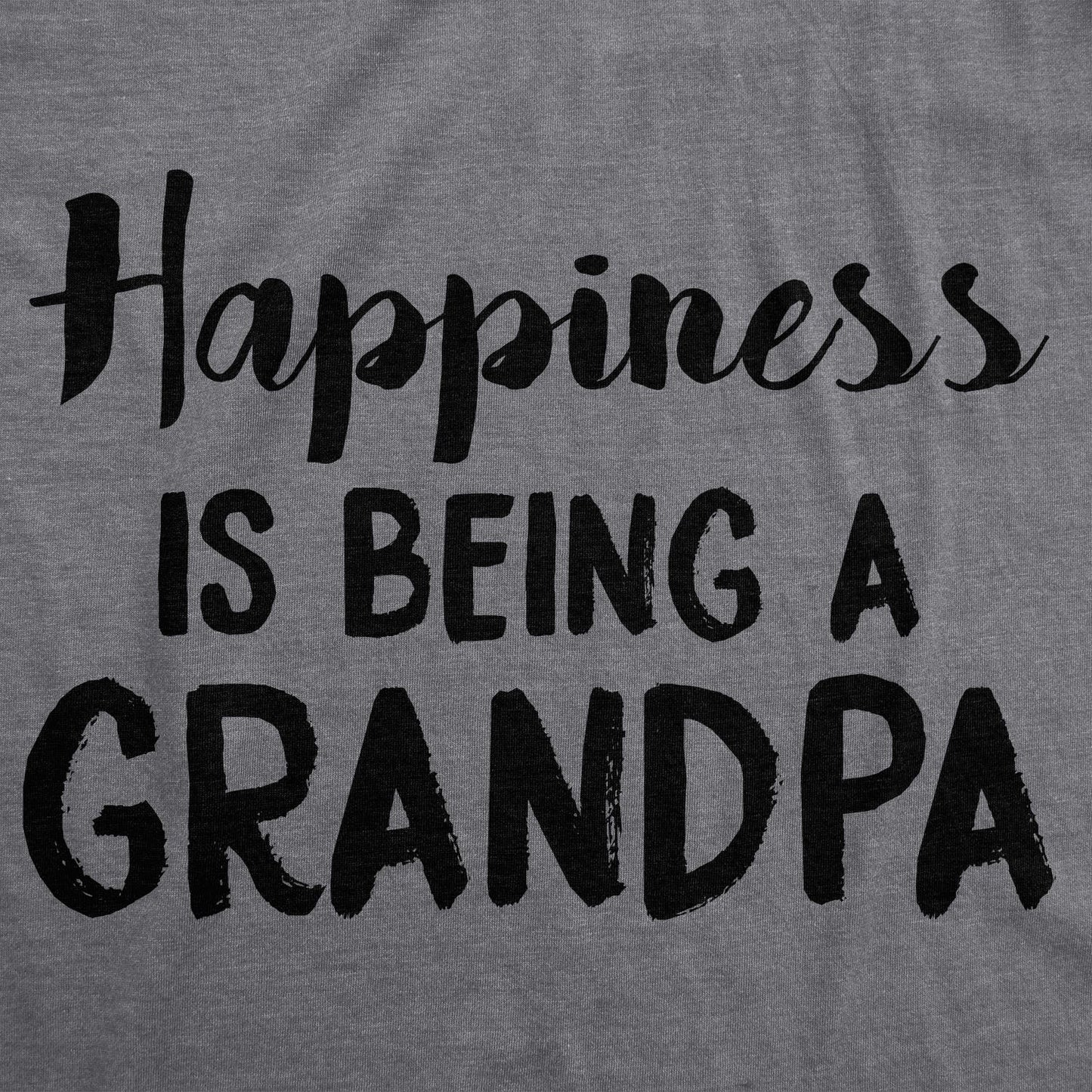 Happiness is Being a Grandpa Men's T Shirt Hoodie, Sweatshirt | InkThreadWorks.com (Image 2)