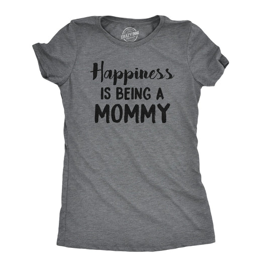 Happiness Is Being a Mommy Women's T Shirt Hoodie, Sweatshirt | InkThreadWorks.com (Image 1)