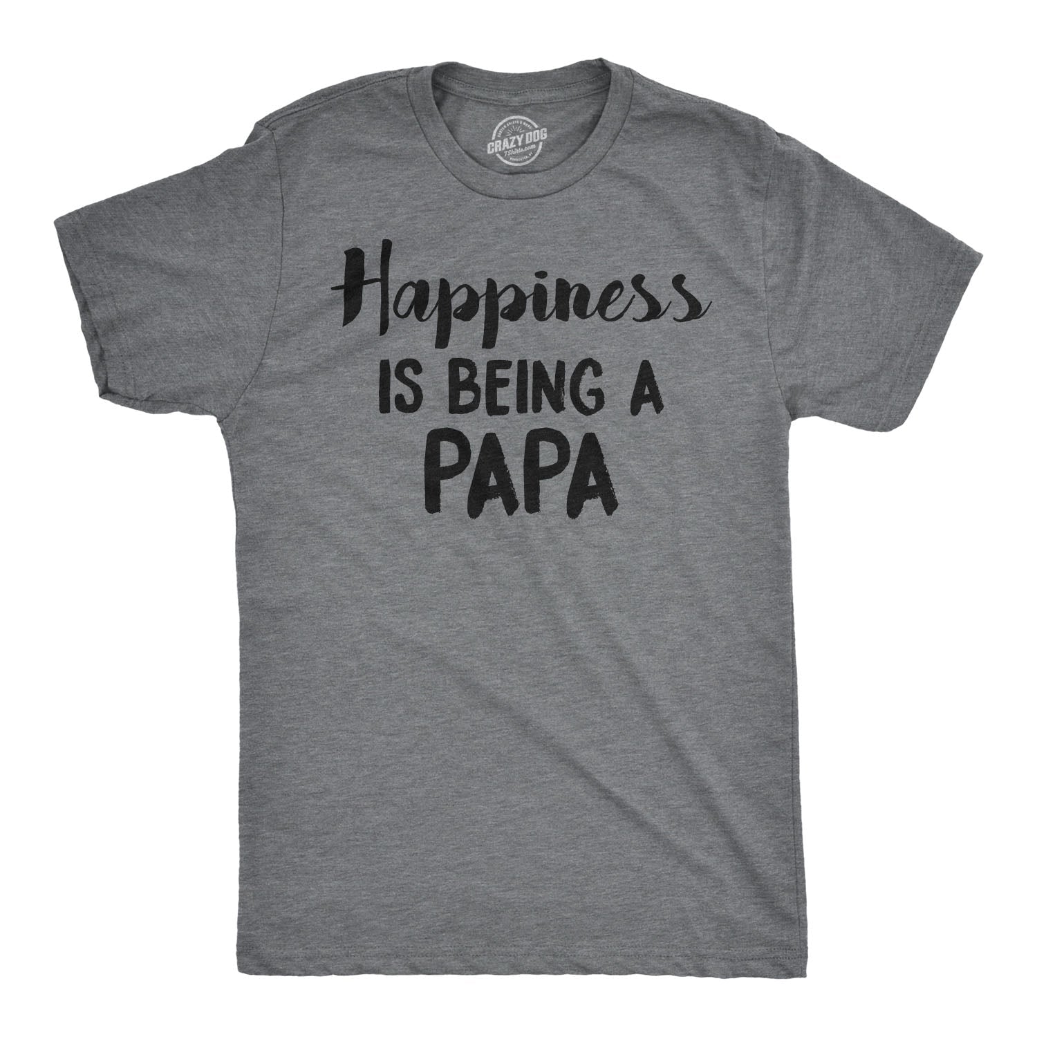 Happiness Is Being a Papa Men's T Shirt Hoodie, Sweatshirt | InkThreadWorks.com (Image 1)