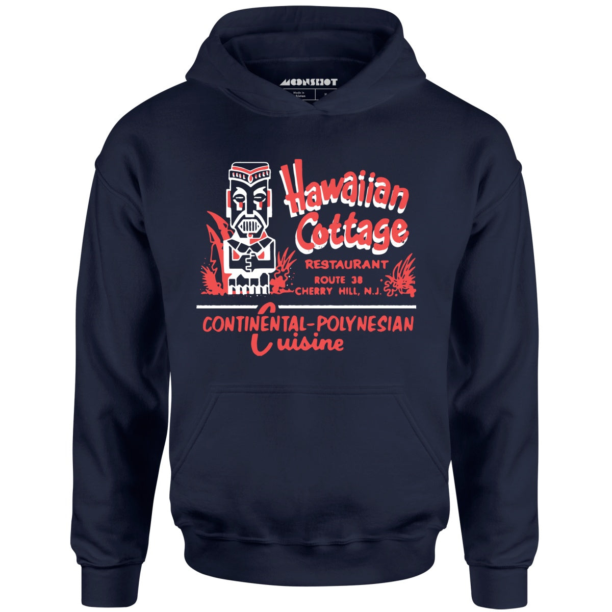Hawaiian Cottage - Cherry Hill, NJ - Vintage Tiki Bar - Unisex Hoodie