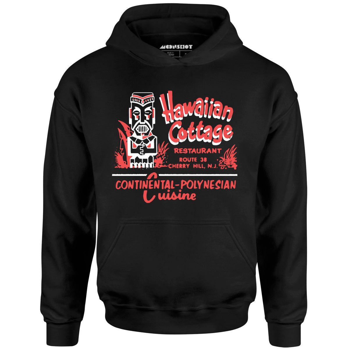 Hawaiian Cottage - Cherry Hill, NJ - Vintage Tiki Bar - Unisex Hoodie