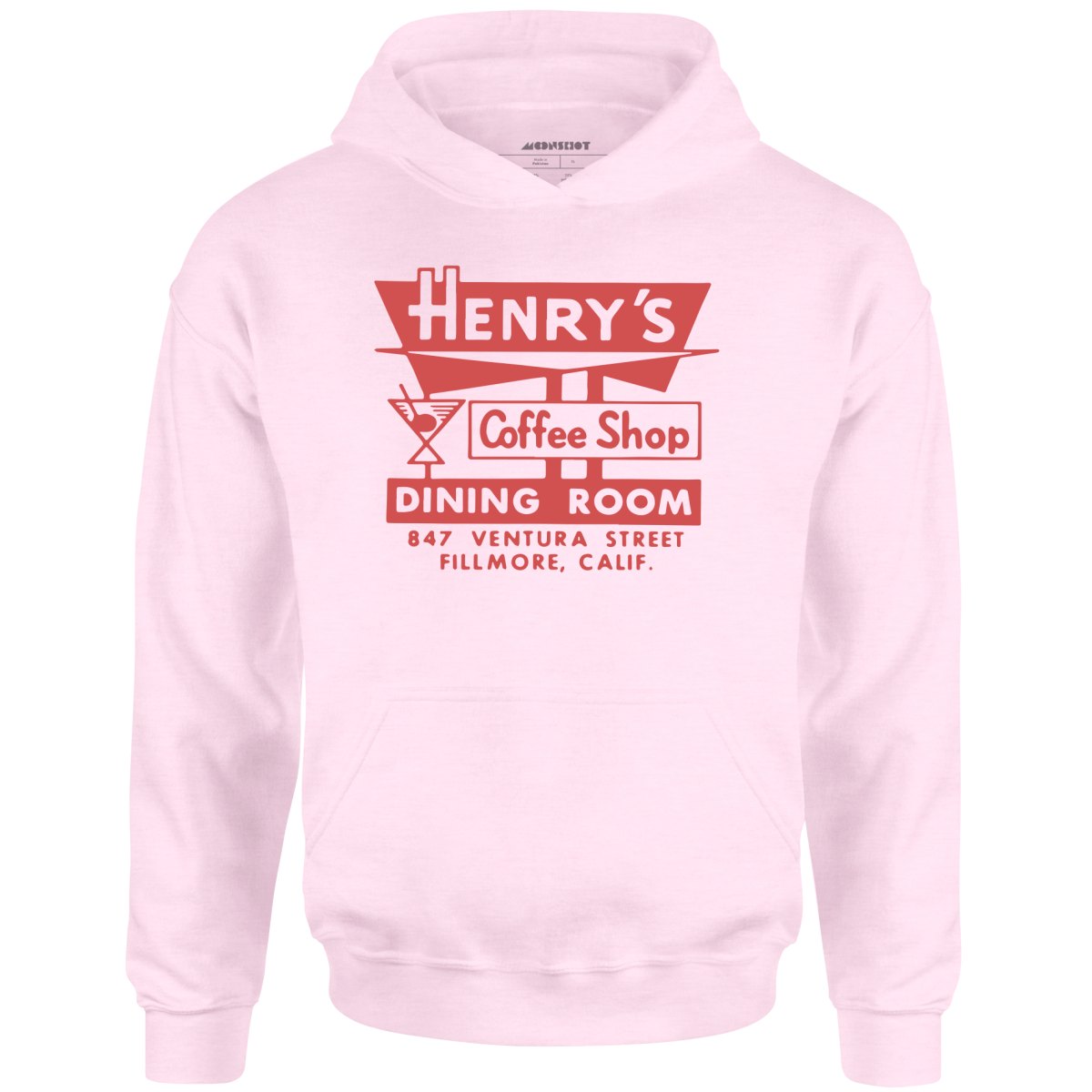 Henry's - Fillmore, CA - Vintage Restaurant - Unisex Hoodie