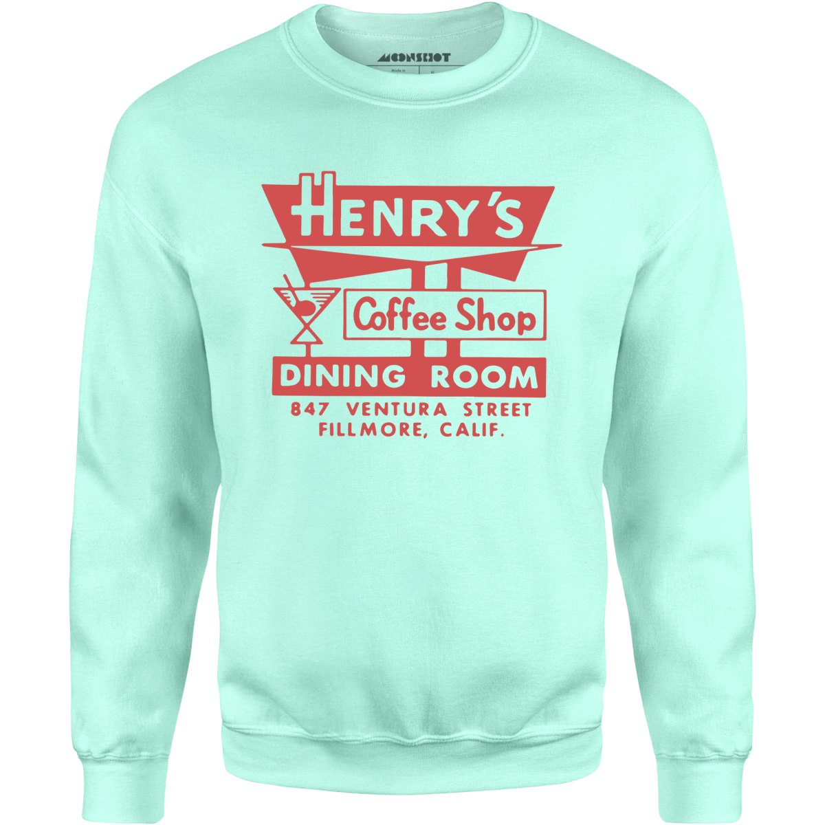 Henry's - Fillmore, CA - Vintage Restaurant - Unisex Sweatshirt