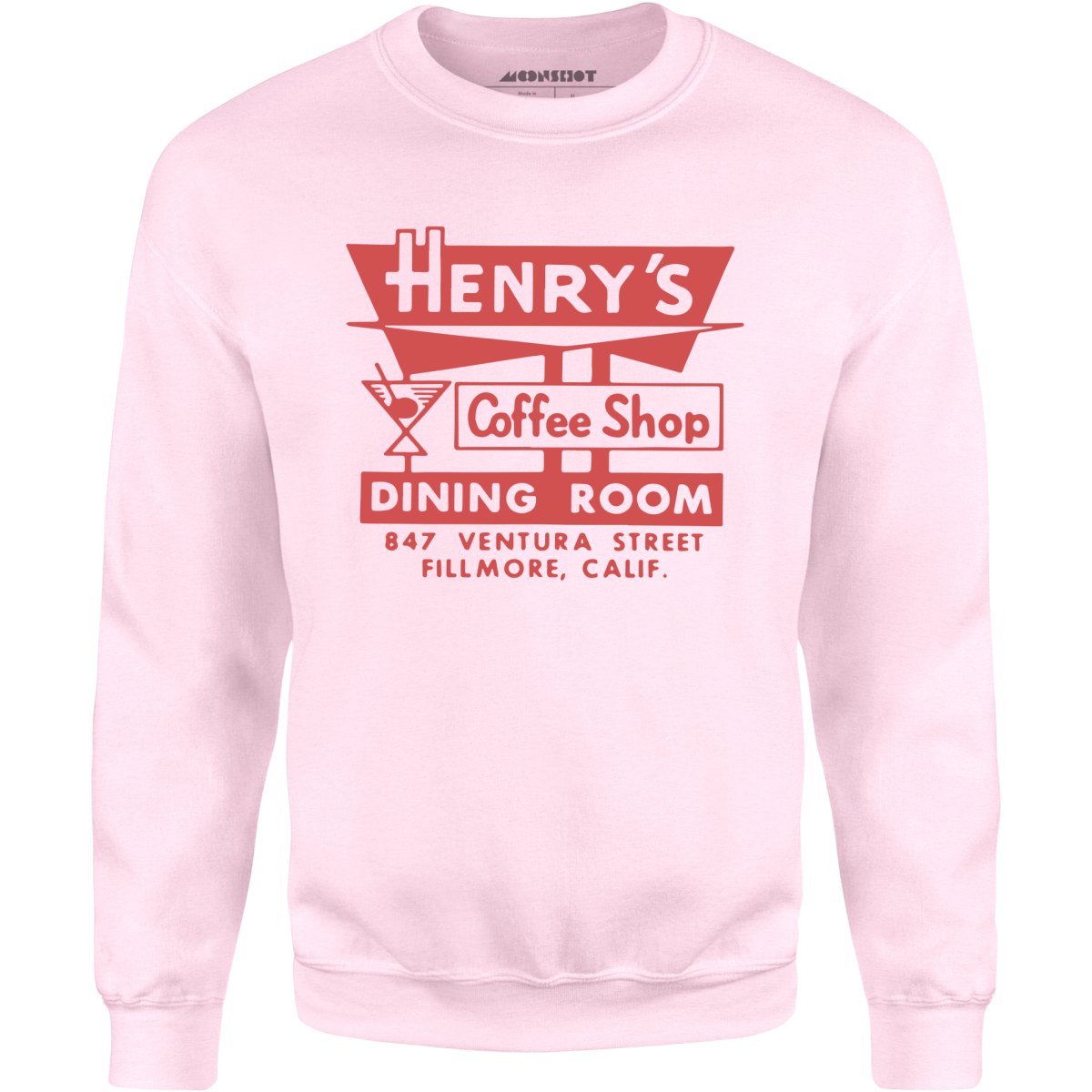 Henry's - Fillmore, CA - Vintage Restaurant - Unisex Sweatshirt