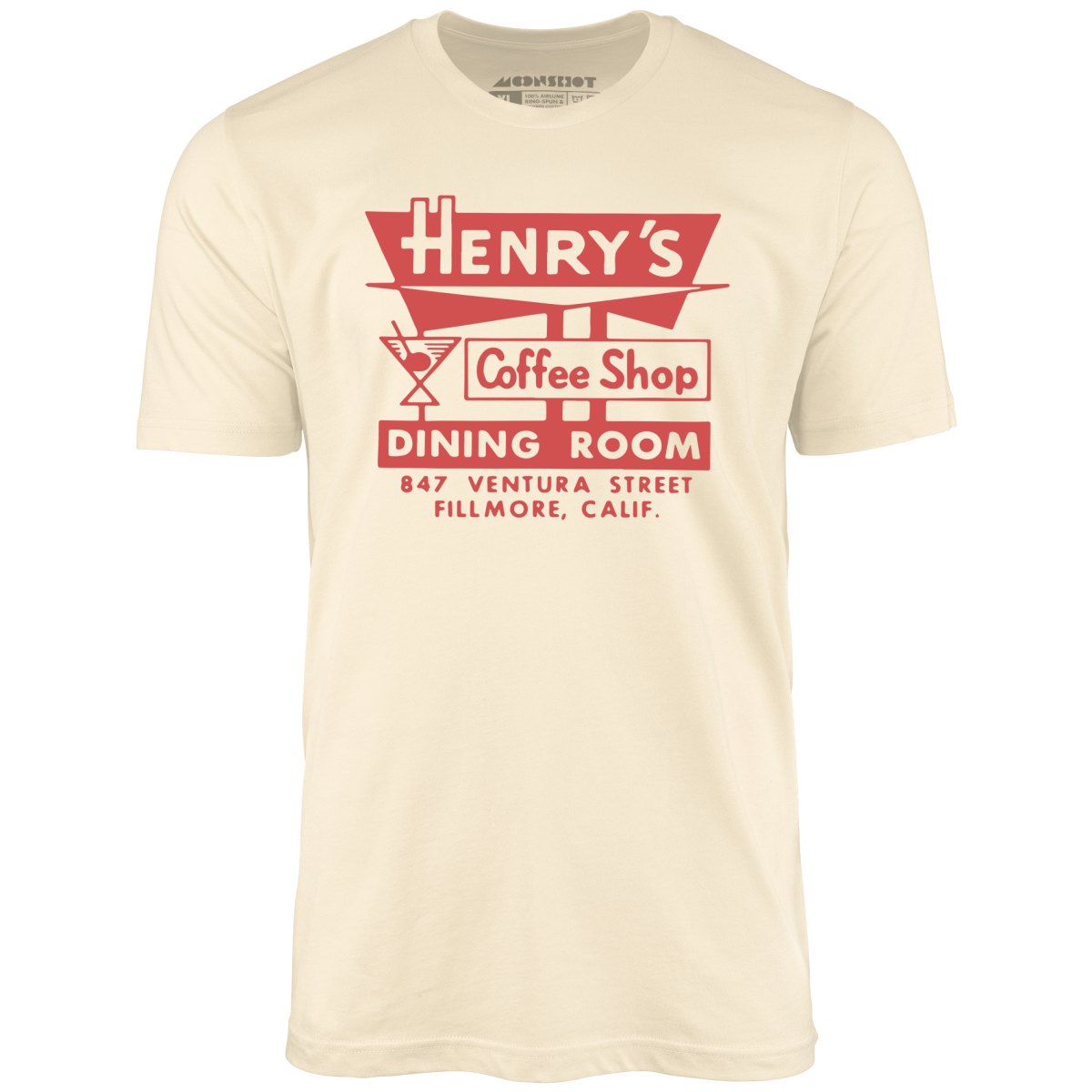 Henry's - Fillmore, CA - Vintage Restaurant - Unisex T-Shirt