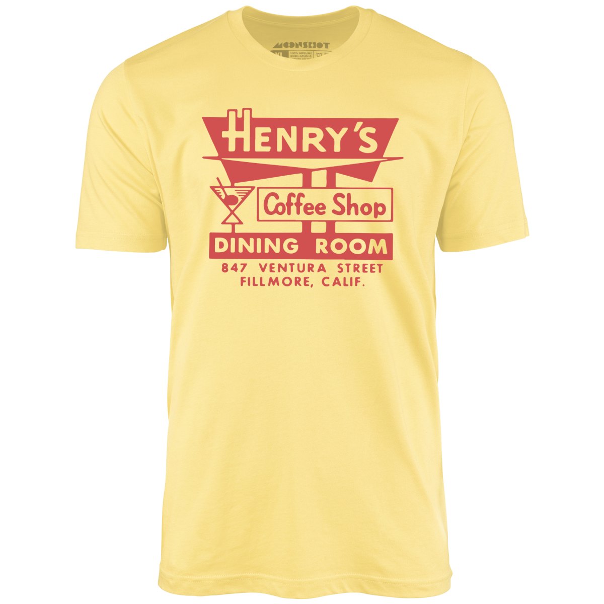 Henry's - Fillmore, CA - Vintage Restaurant - Unisex T-Shirt