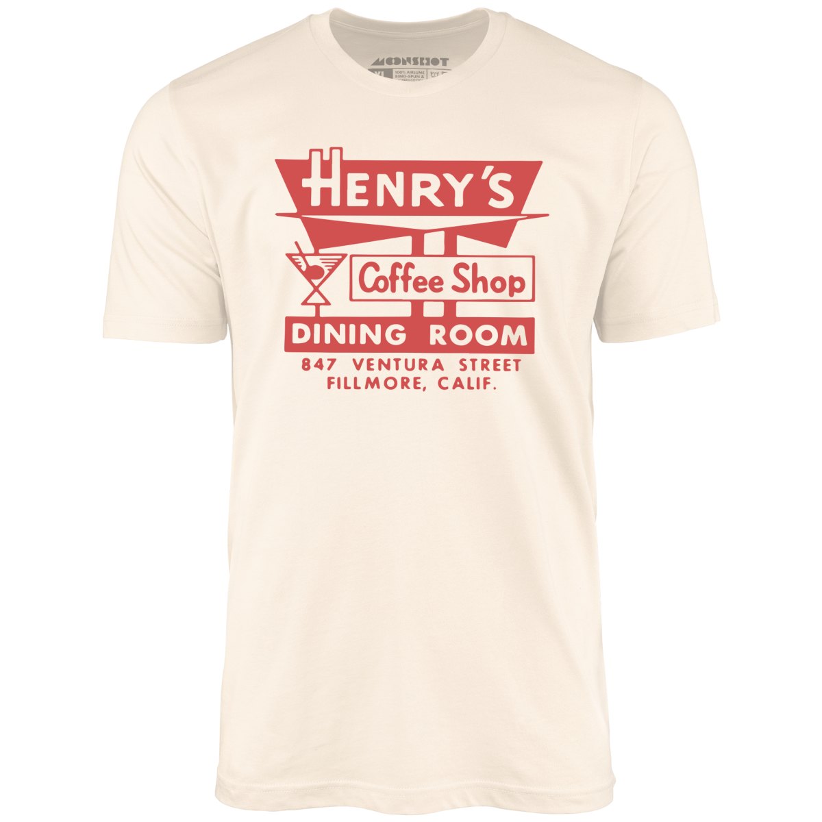 Henry's - Fillmore, CA - Vintage Restaurant - Unisex T-Shirt