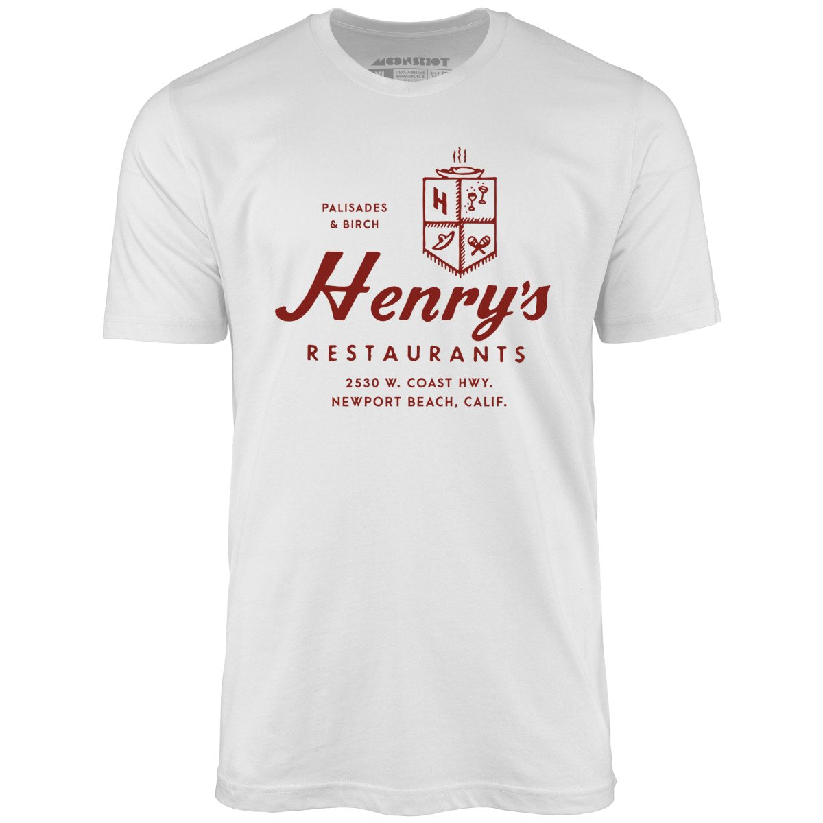 Henry's - Newport Beach, CA - Vintage Restaurant - Unisex T-Shirt