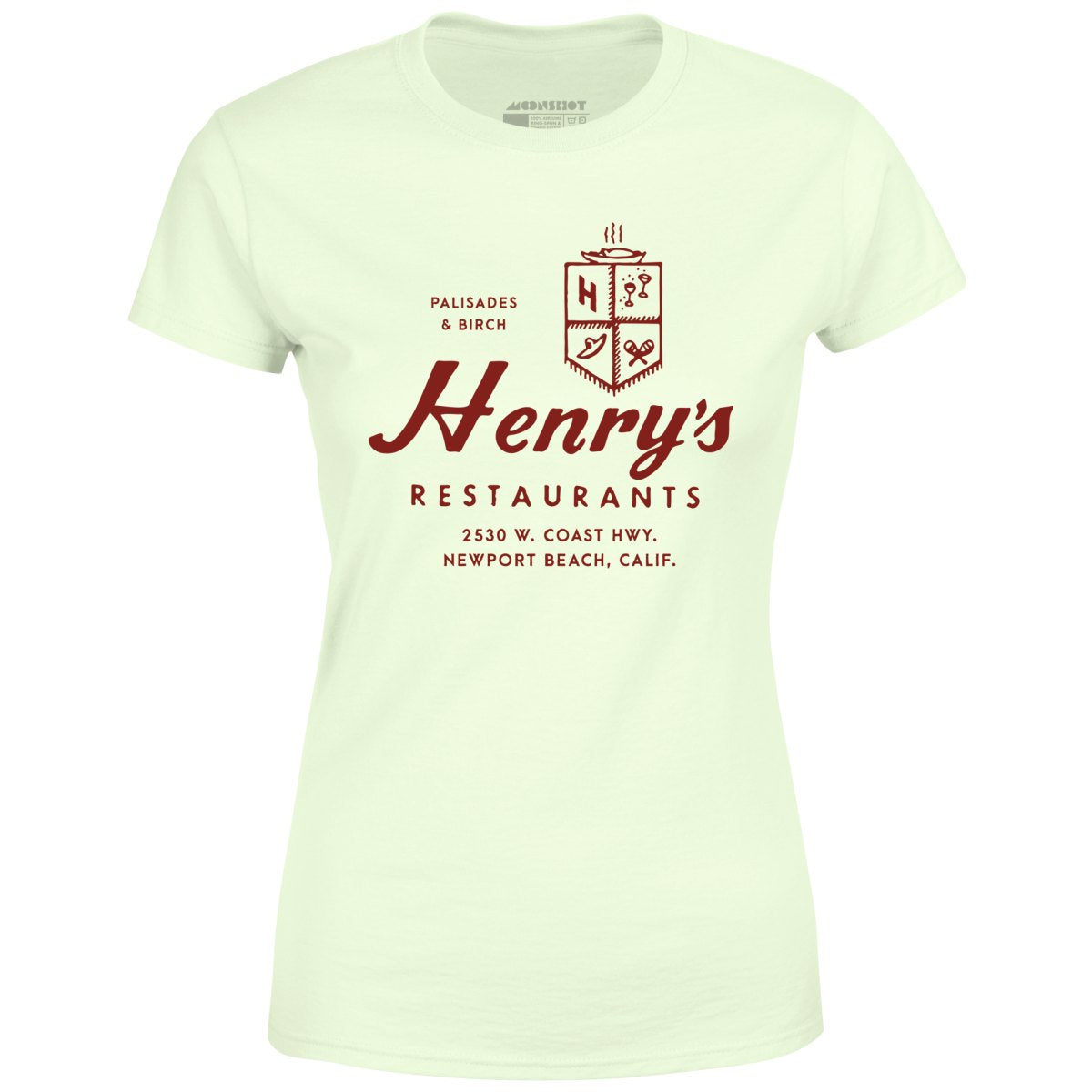Henry's - Newport Beach, CA - Vintage Restaurant - Women's T-Shirt