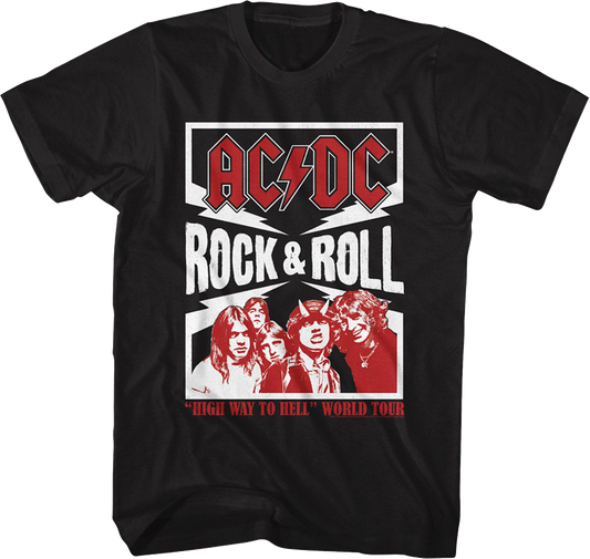 Highway To Hell World Tour ACDC Shirt
