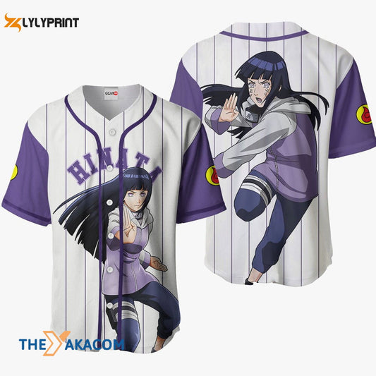 Hinata Hyuga Anime Sport Style Gift Christmas For Fan Baseball Jersey Shirt - lylyprint.com