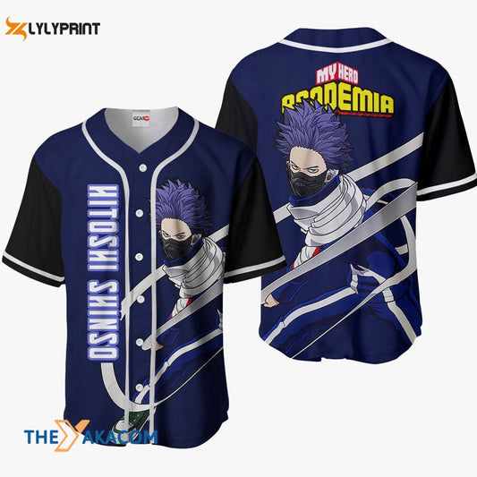 Hitoshi Shinso My Hero Academia Anime Gift Christmas For Fan Baseball Jersey Shirt - lylyprint.com