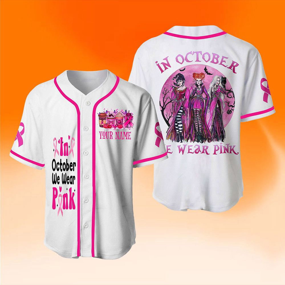 Hocus Pocus Baseball Jersey, Hocus Pocus Shirt, Hocus Pocus Movie Shirt, Halloween Shirt, Christmas Gift - lylyprint.com