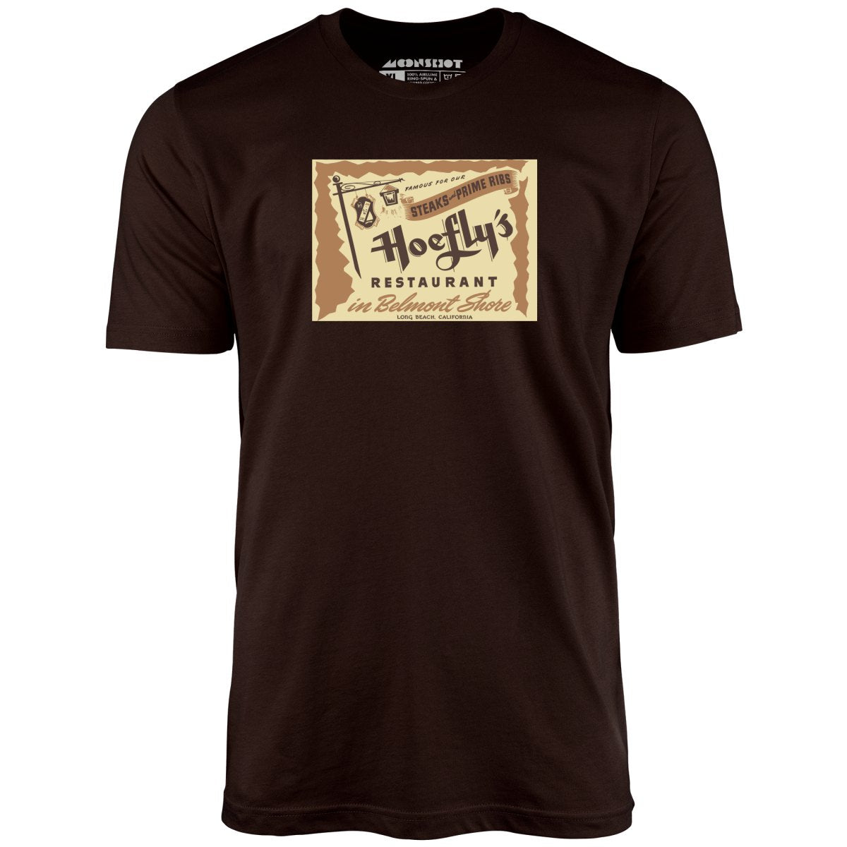 Hoefly's - Belmont Shore, CA - Vintage Restaurant - Unisex T-Shirt