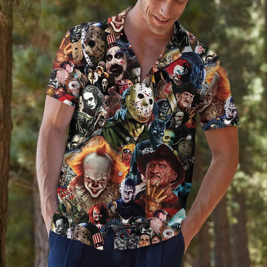 Horror Halloween Trendy Hawaiian Shirt