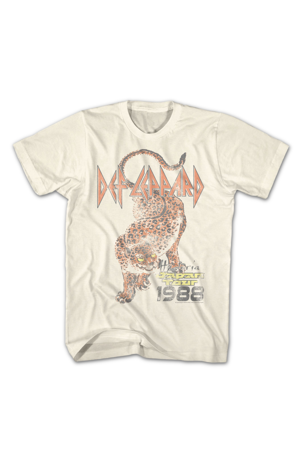 Hysteria Japan Tour 1988 Def Leppard T-Shirt