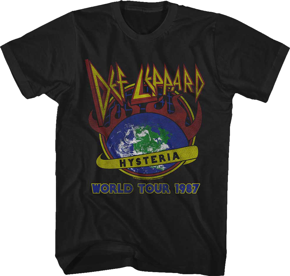 Hysteria World Tour 1987 Def Leppard T-Shirt