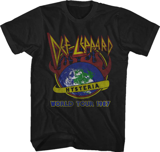 Hysteria World Tour 1987 Def Leppard T-Shirt