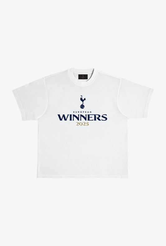 Tottenham Hotspur FC: European Winners Heavyweight T-Shirt - White