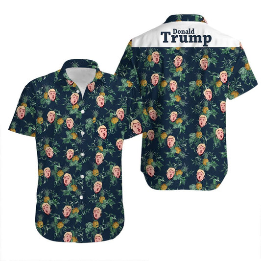Iconic Donald Trump Aloha Summer Shirt Trump Hawaiian Shirt