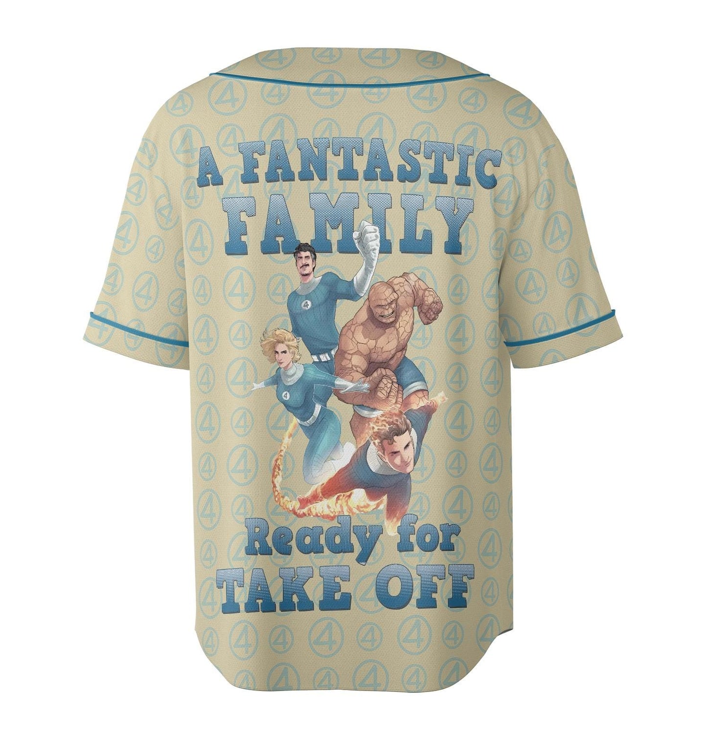 The Fantastic Four First Steps Unisex Baseball Jersey, Movie Jersey