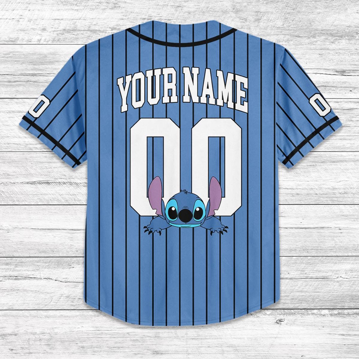Custom Stitch Baseball Jersey, Kids Youth Adult Matching Outfit, Disney Trip 2025 Shirt, Personalized Lilo & Stitch Jersey