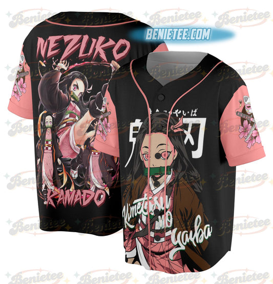 Nezuko Kamado Jersey, Nezuko Kamado Jersey, Nezuko Kamado T-Shirt, Anime Graphic