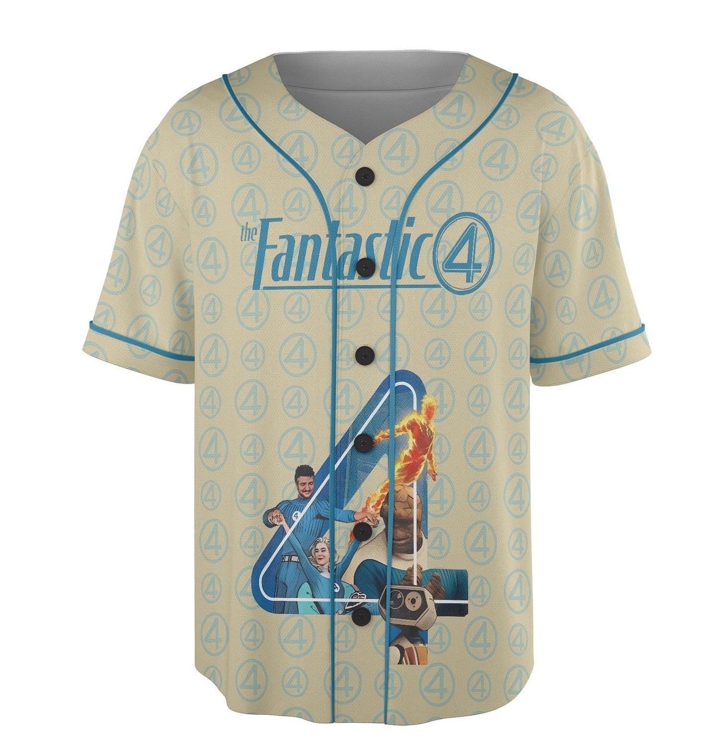 The Fantastic Four First Steps Unisex Baseball Jersey, Movie Jersey
