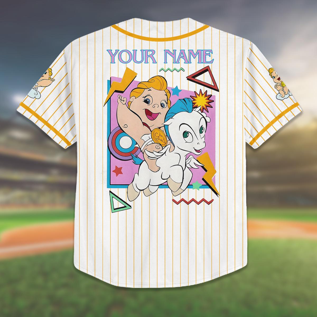 Hercules Pegasus Birthday Baseball Jersey for Kids Youth Adult | Disney Park Outfit | Family Matching Shirt | Disney Trip 2025