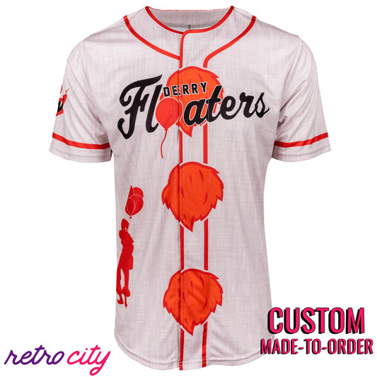 Derry Floaters Pennywise Baseball Jersey