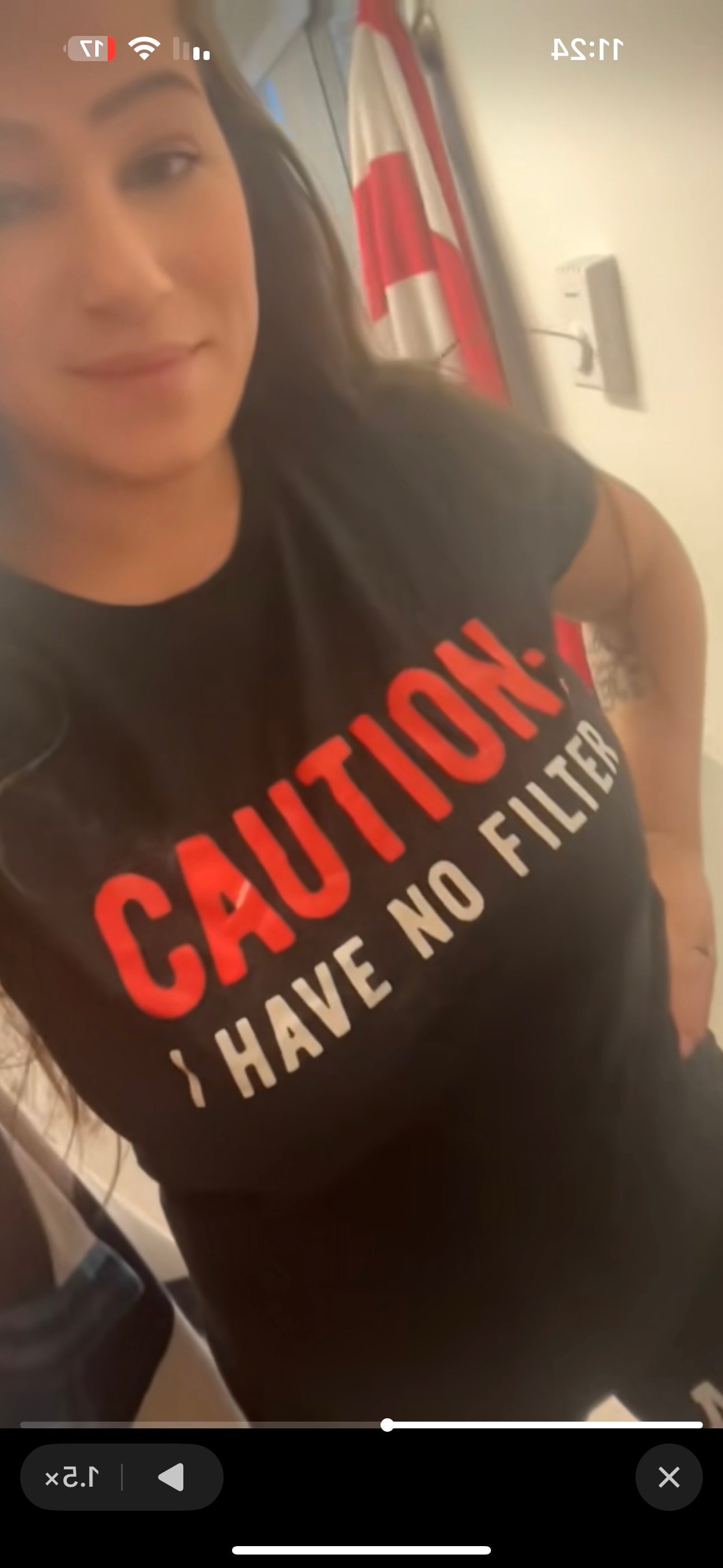Caution I Have No Filter Women's T Shirt Hoodie, Sweatshirt | InkThreadWorks.com (Image 4)