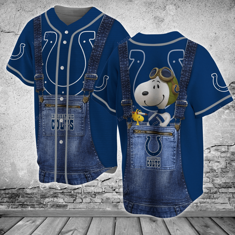 Indianapolis Colts Personalized Baseball Jersey BJ0160 - lylyprint.com