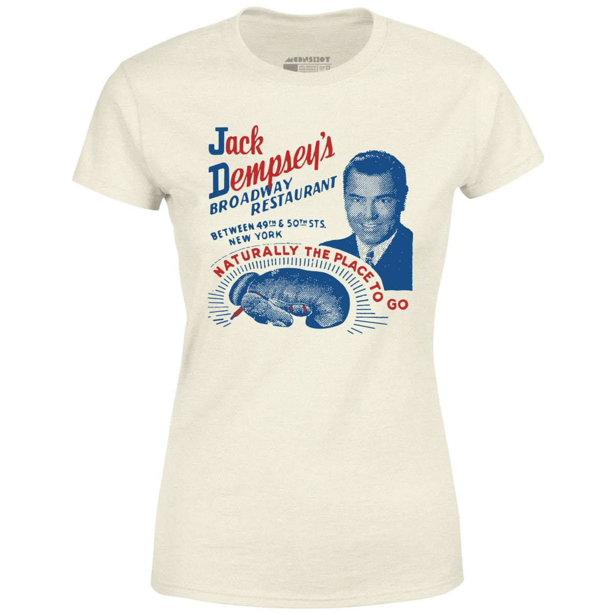 Jack Dempsey's v1 - Manhattan, NY - Vintage Restaurant - Women's T-Shirt