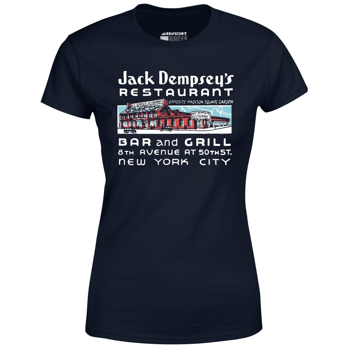 Jack Dempsey's v2 - Manhattan, NY - Vintage Restaurant - Women's T-Shirt