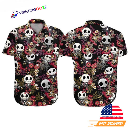 Jack The Night Before Christmas Hawaiian Shirt