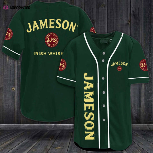 Jameson Irish Whiskey Baseball Jersey - Aopprinter
