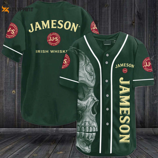 Jameson Skull Baseball Jersey - lylyprint.com