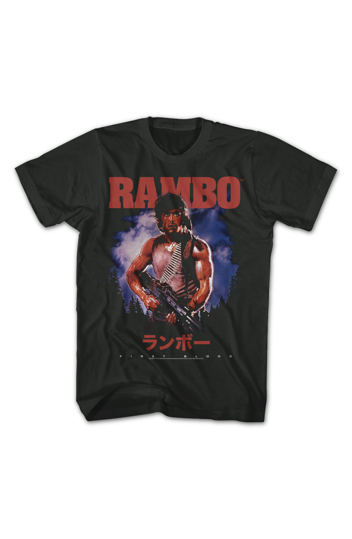 Japanese First Blood Poster Rambo T-Shirt