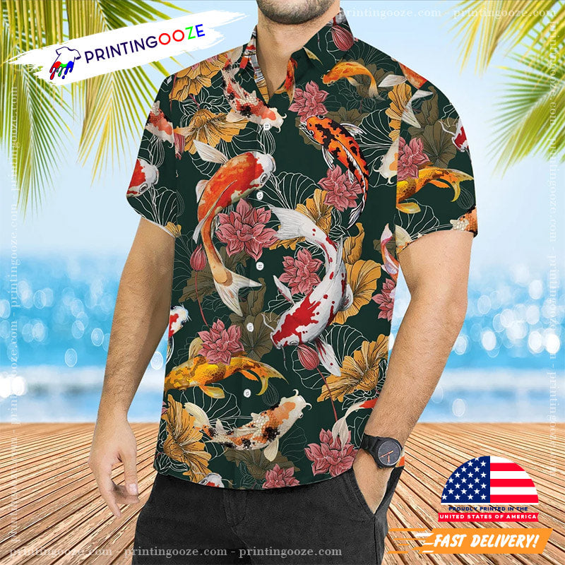 Japanese Koi Fish Hawaiian Shirt