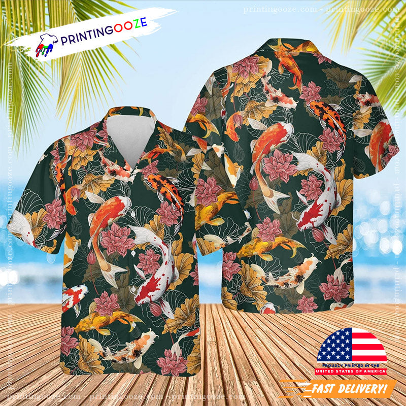 Japanese Koi Fish Hawaiian Shirt