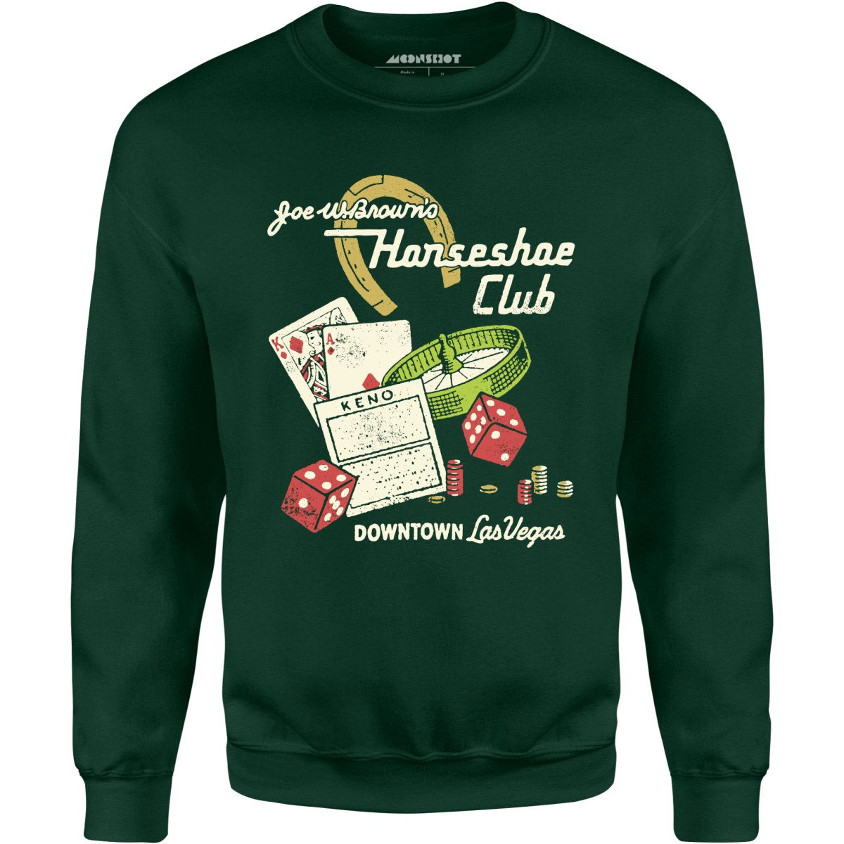Joe W. Brown's Horseshoe Club - Vintage Las Vegas - Unisex Sweatshirt