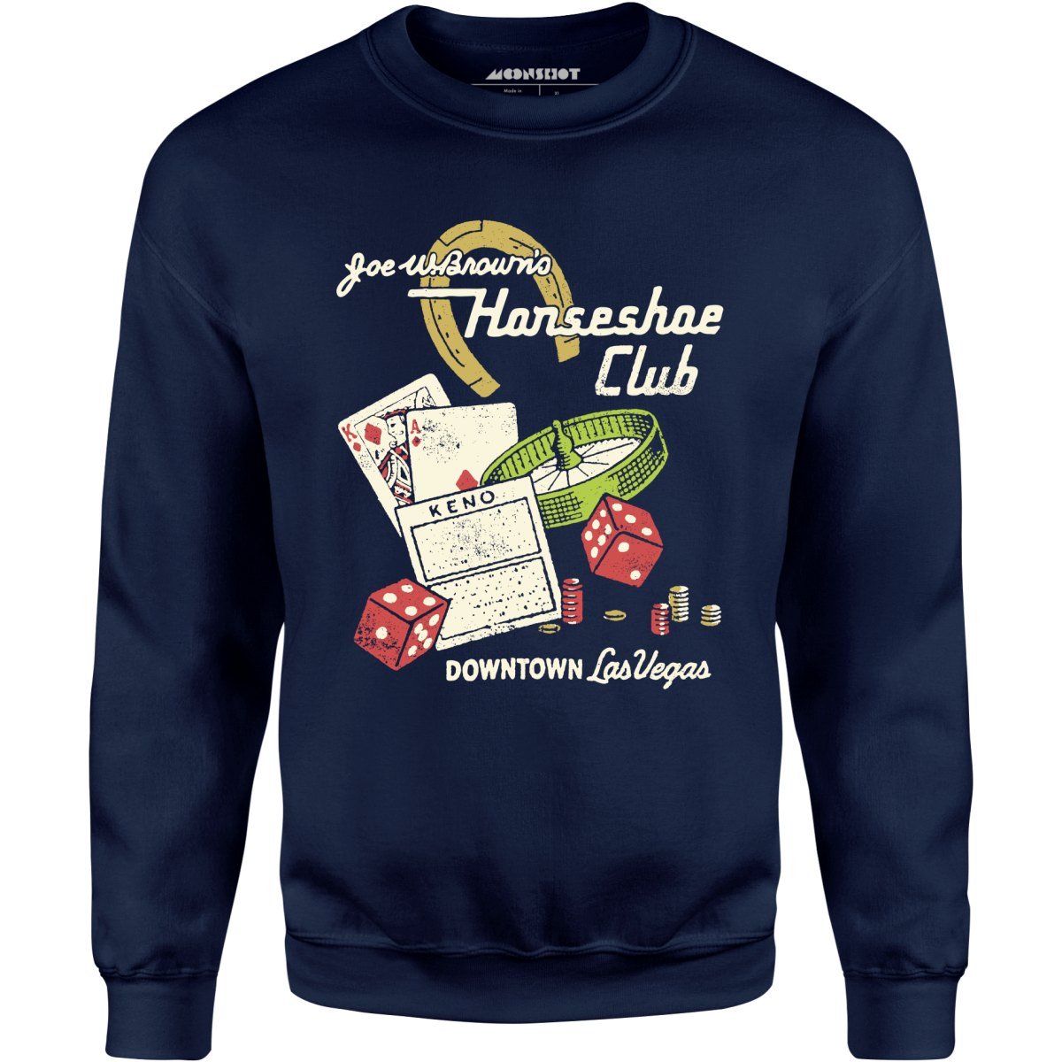 Joe W. Brown's Horseshoe Club - Vintage Las Vegas - Unisex Sweatshirt