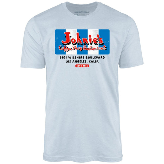 Johnie's Coffee Shop - Los Angeles, CA - Vintage Restaurant - Unisex T-Shirt