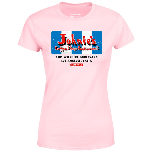 Johnie's Coffee Shop - Los Angeles, CA - Vintage Restaurant - Women's T-Shirt