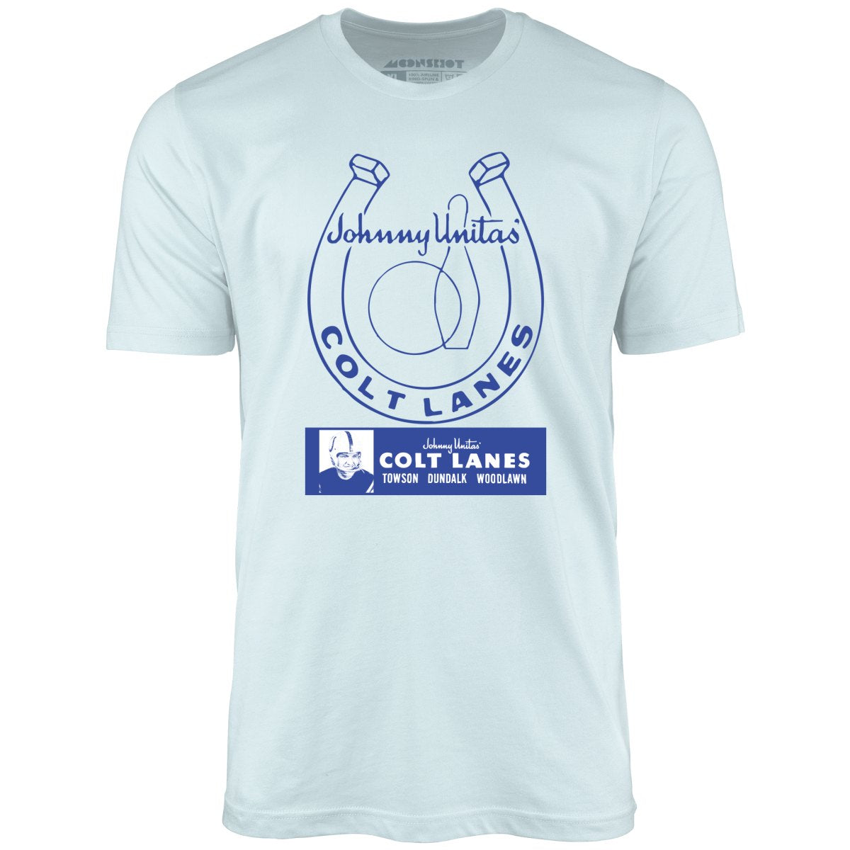 Johnny Unitas Colt Lanes - Maryland - Vintage Bowling Alley - Unisex T-Shirt