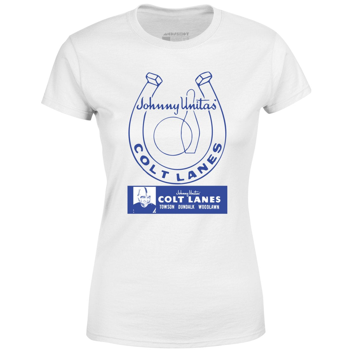 Johnny Unitas Colt Lanes - Maryland - Vintage Bowling Alley - Women's T-Shirt