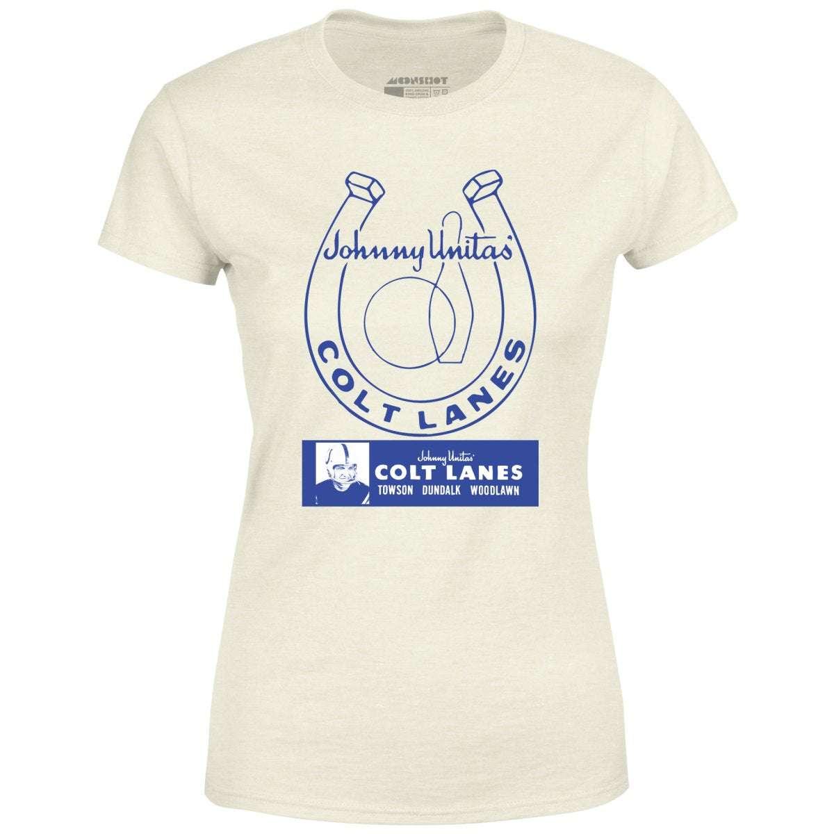 Johnny Unitas Colt Lanes - Maryland - Vintage Bowling Alley - Women's T-Shirt